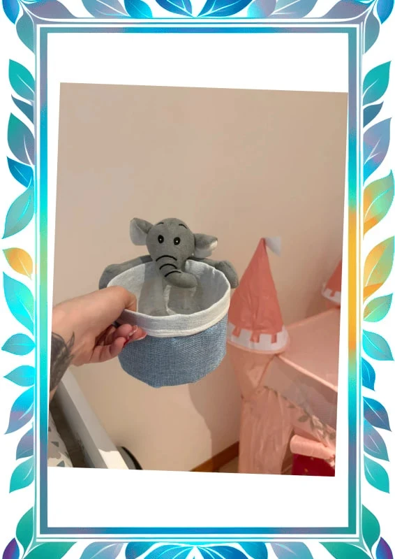 Panier de Rangement pour enfant éléphant